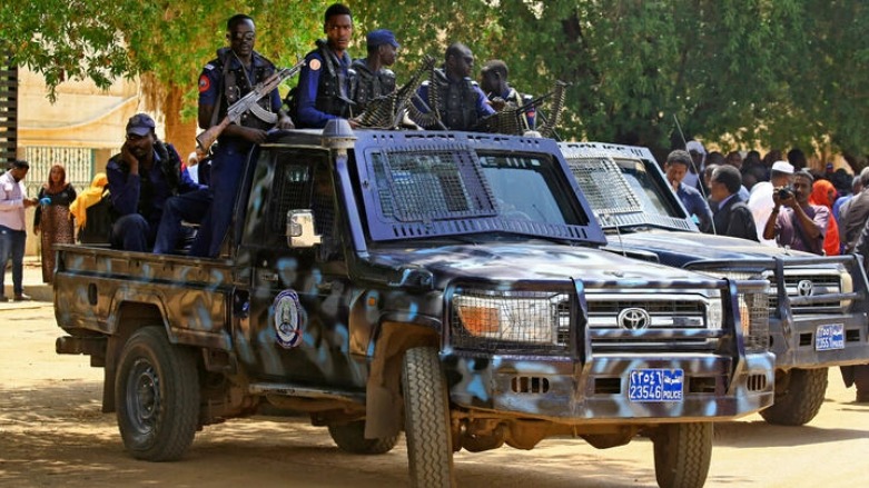 عناصر الأمن السوداني بالخرطوم في سبتمبر/ أيلول 2020- الصورة لفرانس 24